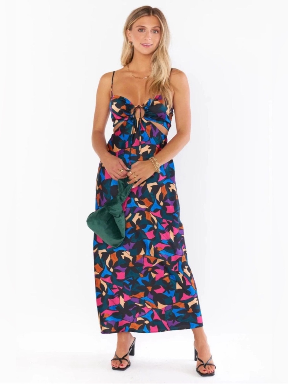 Show Me Your Mumu Codie Cut Out Dress Size XXL in Mosaic